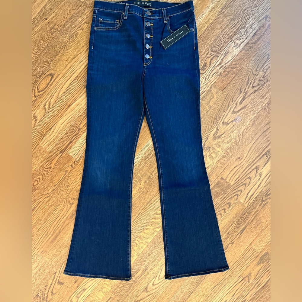 Veronica beard beverly skinny flare jeans
